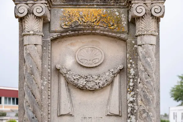 Mortuary Crown Symbol Sencelles Cemetery Mallorca Balearic Islands Spain — Stock Photo, Image