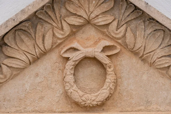 Mortuarium Kroon Symbool Sencelles Begraafplaats Mallorca Balearen Spanje — Stockfoto