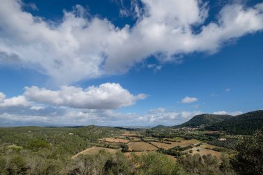 Puig de Son Gual ve Puig de Cura, Algaida, Mallorca, Balear Adaları, İspanya