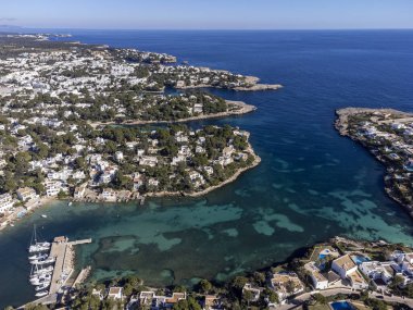 Cala Llonga, Marina de Cala d Ya da Santanyi, Mallorca, Balear Adaları, İspanya