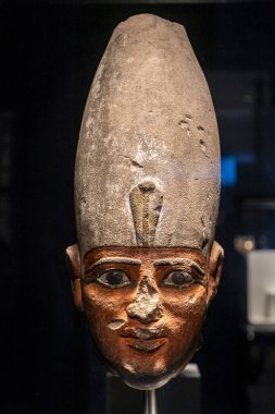 Firavun Mentuhotep II, taş eşya, 18. hanedan, MÖ 2055-2004 yılları arasında Mentuhotep II saltanatı, Deir el-Bahari, Teb, Mısır, British Museum koleksiyonu