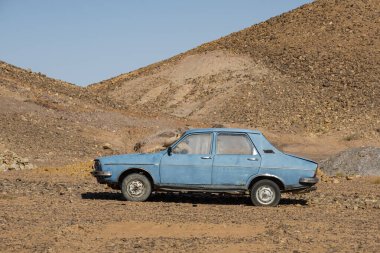 Renault R12 Azul, Tourza, antiatlas, Marruecos, Afrika