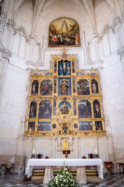 Retablo Belediye Başkanı de la iglesia, Monasterio de San Juan de los Reyes, Toledo, Castilla-La Mancha, İspanya