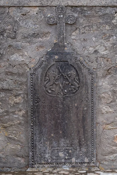 Мікель Састре Поховальний Камінь 1899 Кладовище Ранда Альгаїда Мальорка Балеарські — стокове фото