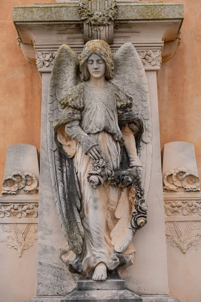 Engel Familie Roig Aedicule Sineu Städtischer Friedhof Mallorca Balearen Spanien — Stockfoto
