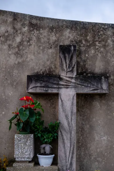 Кладбище Сес Салин Балеарские Острова Испания — стоковое фото