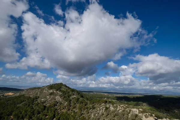 Cloud Sky Galdent Range Mallorca Balearic Islands Spain — Stock Photo, Image