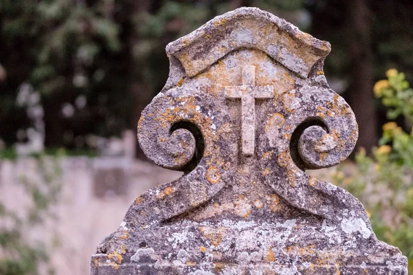 Tomba Joan Muntaner 1881 Cimitero Valldemossa Maiorca Isole Baleari Spagna — Foto Stock