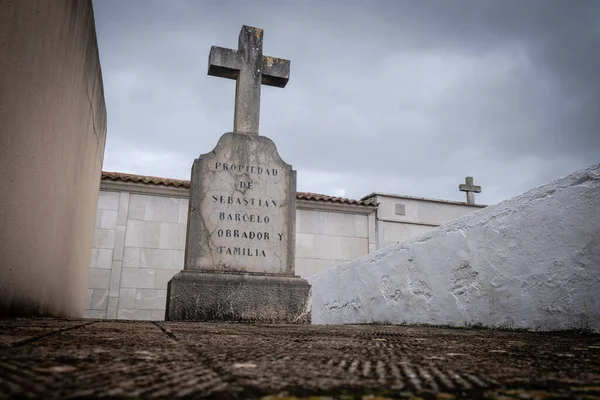 Cmentarz Binissalem Majorka Baleary Hiszpania — Zdjęcie stockowe