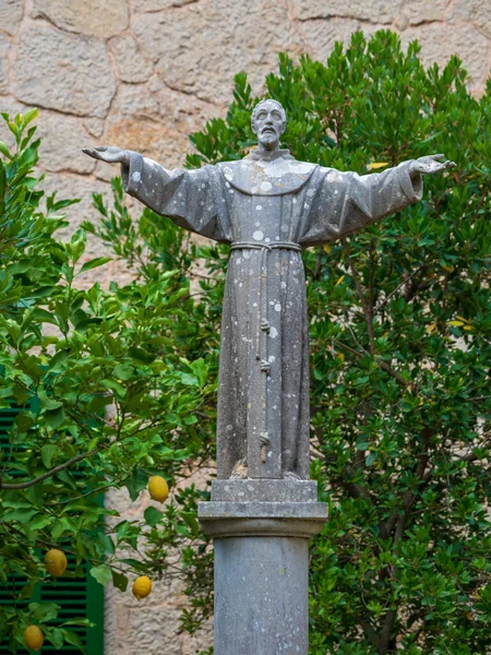 Santuario Madre Dios Cura Monte Randa Algaida Mallorca Balearic Adaları — Stok fotoğraf