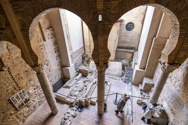 Patio Abluciones Antigua Mezquita Iglesia Salvador Toledo Castilla Mancha Spanje — Stockfoto