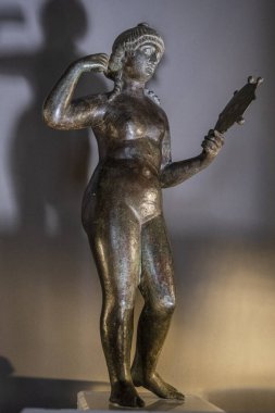 Tanrıçalar Afrodit, bronz, Graeco Roma Dönemi, Musei Vaticani, Vatikan Devleti, Romanlar, Lazio, İtalya