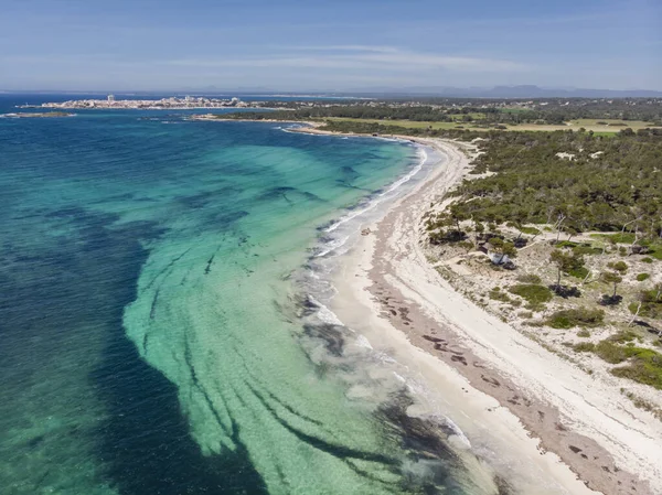 Es Carbo Sahili, Ses Salines, Mallorca, Balear Adaları, İspanya