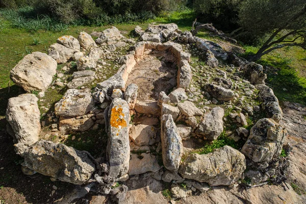 Ses Arenes Baix Sepulcher End Dolmen Period Ciutadella Menorca Balearic — Stock Photo, Image
