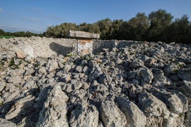 Torrellisar Vell Taula, Alaior, Menorca, Balear Adaları, İspanya