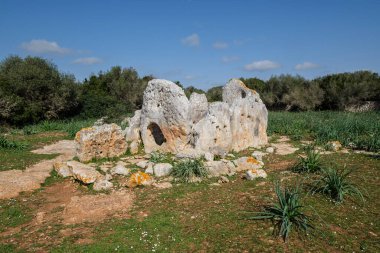 Ses Roques Dolmen, Alaior, Menorca, Balear Adaları, İspanya