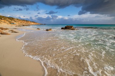 Migjorn Es Copinyar plajı, Formentera, Pitiusas Adaları, Balear Community, İspanya