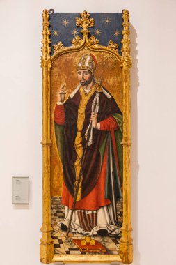 Sant Nicolau, Pere Terrencs, 1500 civarında, panelde, Mallorca, Balearic Adaları, İspanya