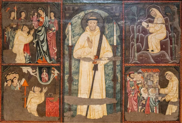Altarpiece Saint Bernat Master Mallorca Conquest 13Th Century — Stock Photo, Image