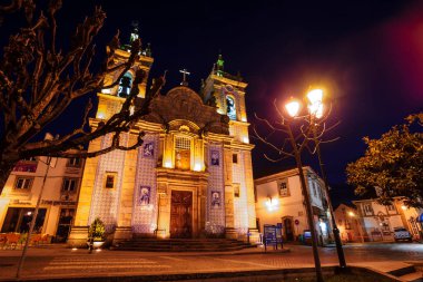 İglesia de San Pedro, iglesia belediye başkanı de Gouveia, siglo XVII, Gouveia, Serra Da Estrela, Beira Alta, Portekiz, Avrupa