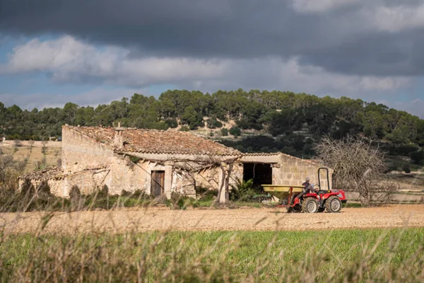 Rural Field Sineu Maiorca Ilhas Baleares Espanha — Fotografia de Stock