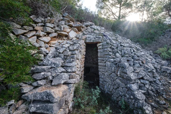 Vieux Dépôt Munitions Guerre Civile Randa Majorque Îles Baléares Espagne — Photo