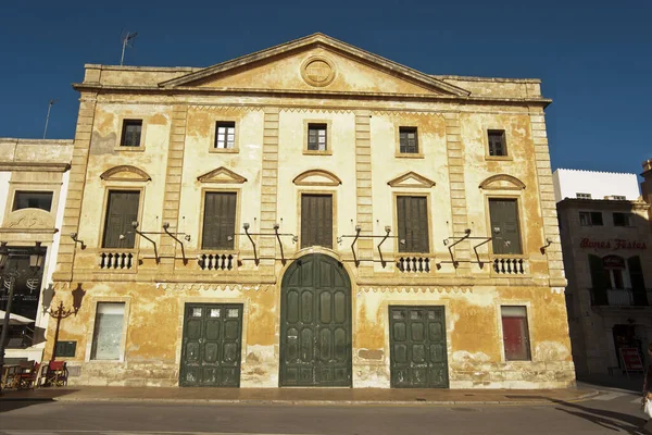 Teatro Municipal Ciutadella Menorca Ilhas Baleares Espanha — Fotografia de Stock