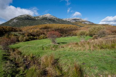 Tejeda de Tosande. Fuentes Carrionas Doğal Parkı, Fuente Cobre- Palentina Dağı. Palencia, İspanya