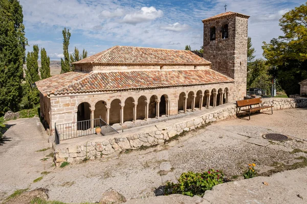 Church Savior 13Th Century Rural Romanesque Carabias Guadalajara Spain — Stock Photo, Image
