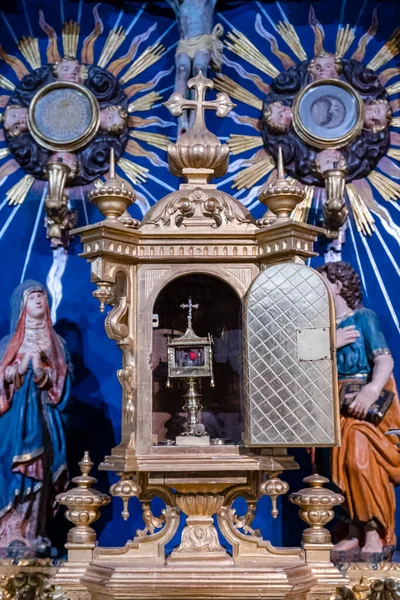 Krisztus Szent Töviseinek Ereklyéje Museo Caballada Szentháromság Temploma Atienza Guadalajara — Stock Fotó