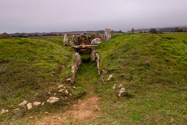 Dolmen Cotorrita Camera Sepolcrale Neolitica Comune Los Altos Las Merindades — Foto Stock