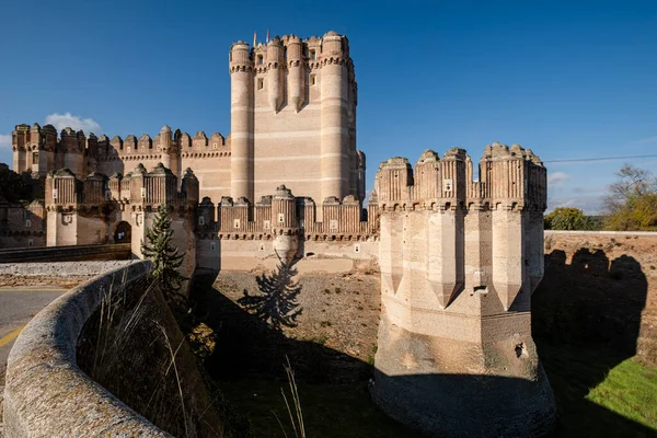 コーラ城 15世紀 ゴシック ムデハル コーラ セゴビア州 スペイン — ストック写真