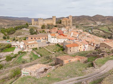 Castillo de Cornago, siglo XIII, Cornago, La Rioja, İspanya, Avrupa
