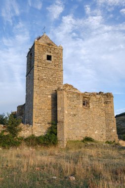 Iglesia de Santiago, en harabeler, Navalsaz, La Rioja, İspanya, Avrupa