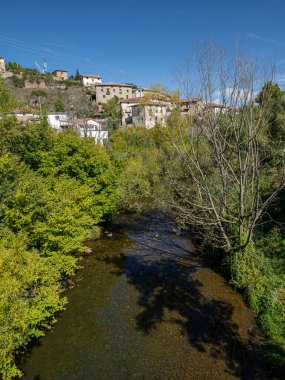 rio Iregua, Villanueva de Cameros, La Rioja, İspanya
