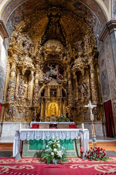 Altar Barroco Iglesia Santiago Siglo Xvii Calahorra Rioja España Europa — Foto de Stock