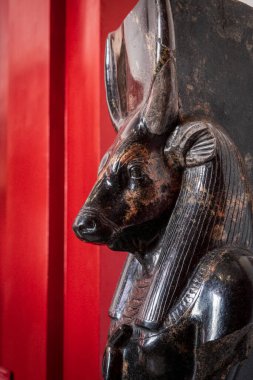 Tanrı 'nın gövdesi Apis, Granit, Memphis, yeni krallık, Musei Vaticani, Vatikan Devleti, Romanlar, Lazio, İtalya