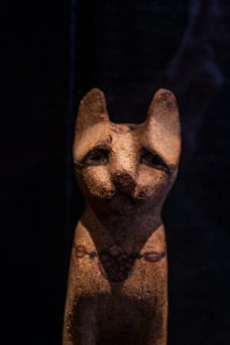İçinde kedi mumyası, Gregorian Mısırlı Musei Vaticani, Vatikan Devleti, Romanlar, Lazio, İtalya 'nın yer aldığı adak yeminleri