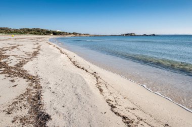 Es Caragol plajı, Santanyi belediyesi, Mallorca, Balearic Adaları, İspanya