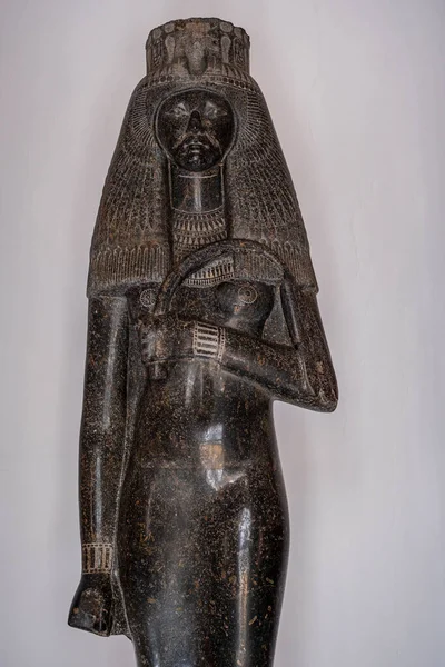 Statue Der Königin Tuya Granit Gefunden Rom Horti Sallustiani Dynastie — Stockfoto