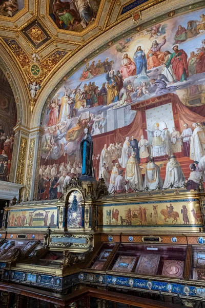 Niepokalana Sala Francesco Podesti Musei Vaticani Państwo Watykańskie Rzym Lacjum — Zdjęcie stockowe