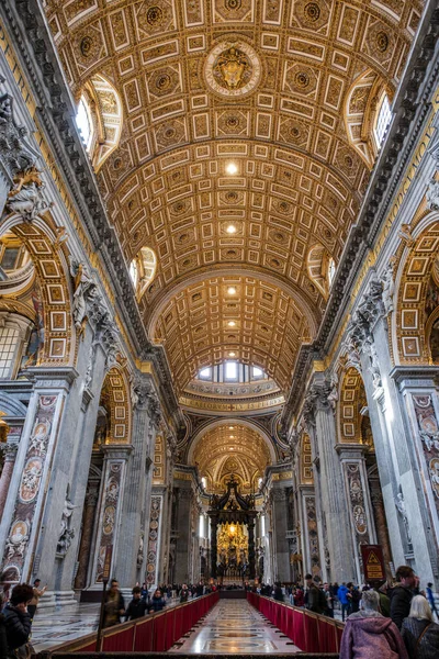圣彼得 梵蒂冈国 拉齐奥 意大利教皇座堂 — 图库照片