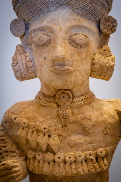 女性雕像 来自Ibiza Bce Madrid Museo Arqueologico Nacional Coliseum Rome Lazio — 图库照片
