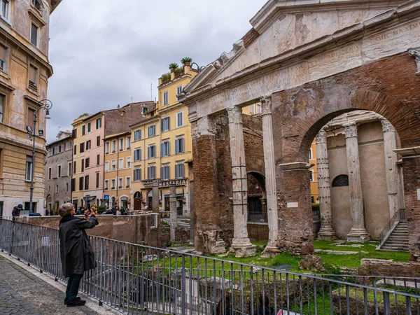 Octavia Portico Jewish Ghetto Rome Rome Lazio Italy — Stock Photo, Image