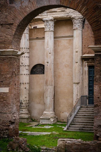 Octavia Portico Jüdisches Ghetto Rom Rom Latium Italien — Stockfoto