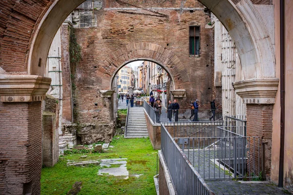 Octavia Portico Jewish Ghetto Rome Rome Lazio Italy — Stock Photo, Image