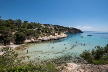 El Mago Plajı, Calvia, Mallorca, Balear Adaları, İspanya