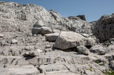 Pico de Aspe 'nin Calcareous labirenti, Aisa Vadisi, Jacetania, Huesca, İspanya