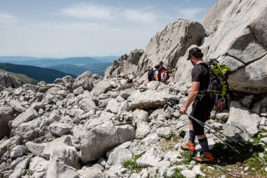 Pico de Aspe 'nin Calcareous labirenti, Aisa Vadisi, Jacetania, Huesca, İspanya