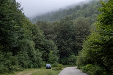 Uarte-Arakil pisti, Sierra de Aralar, Navarra, İspanya
